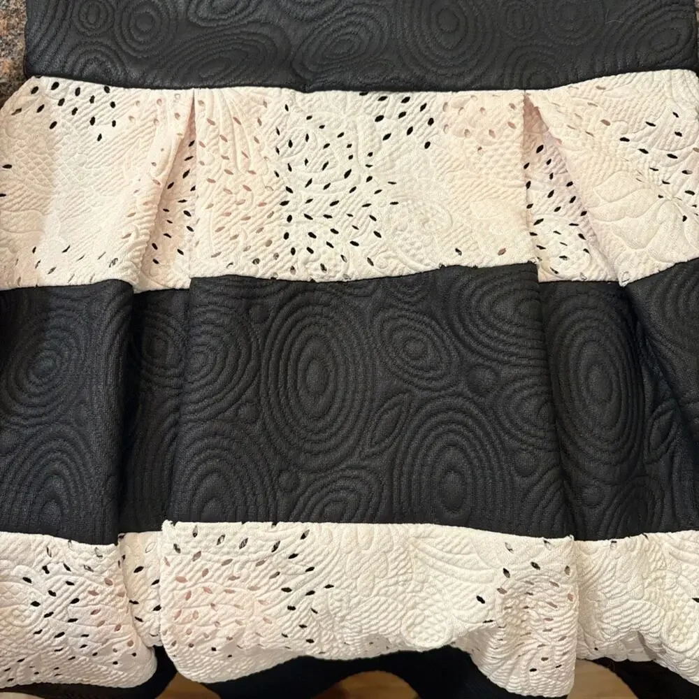 BD Jr Girls Party Dress Black and White Mini Dress Size XS - Picture 6 of 14